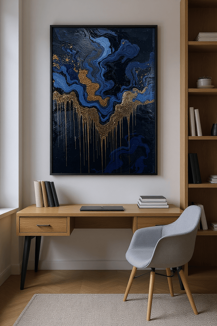 Blue Drop Soyut